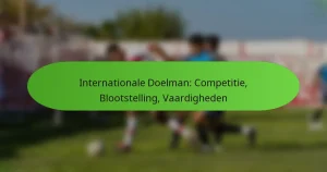 Internationale Doelman: Competitie, Blootstelling, Vaardigheden