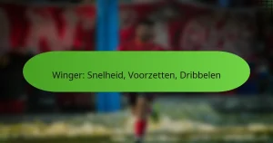 Winger: Snelheid, Voorzetten, Dribbelen